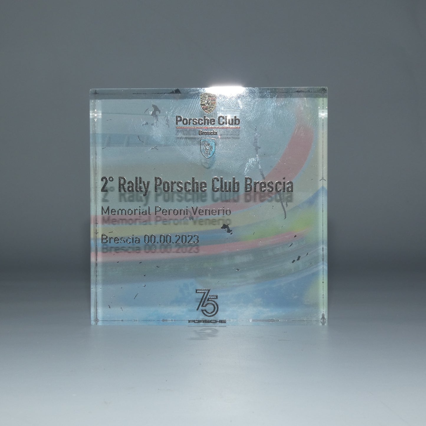 Blocco plexiglass 3D fotografia